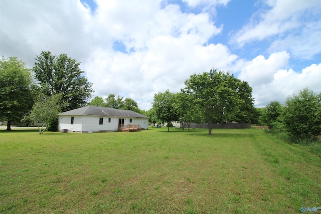 115 Kathleen Dr, Hazel Green, AL 35750 - view of grassy yard with a deck