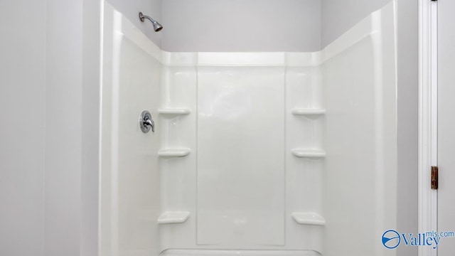 full bathroom with walk in shower