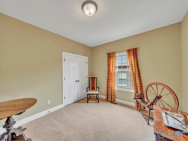 7515 Park Trace Ln SE, Owens Cross Roads, AL 35763 - sitting room with carpet and baseboards