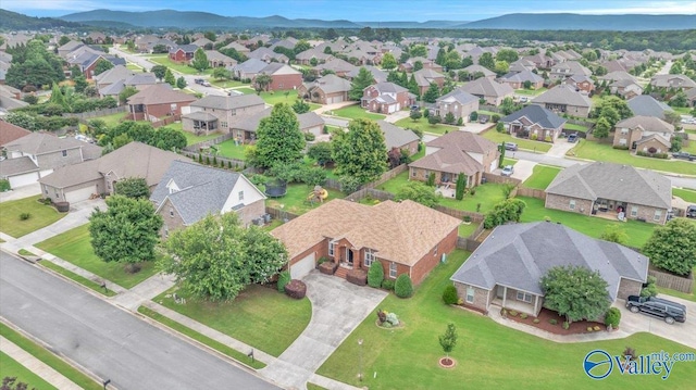 7515 Park Trace Ln SE, Owens Cross Roads, AL 35763 - aerial perspective of suburban area with mountains