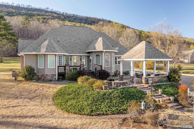 3602 Beason Cove Rd, Steele, AL 35987 - view of front of property featuring a gazebo and a shingled roof