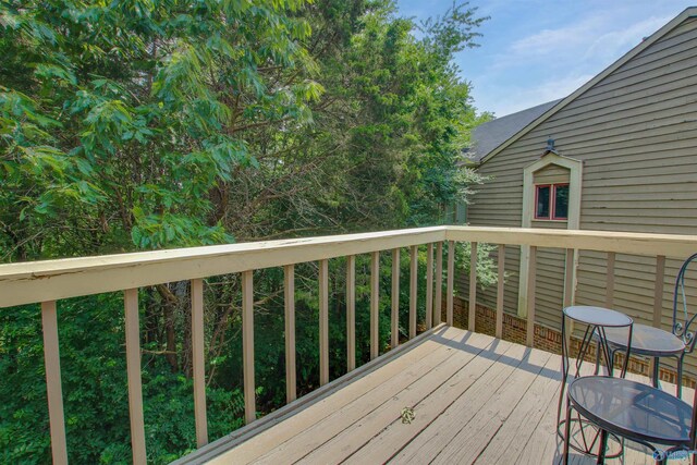 213 Knollridge Cir, Huntsville, AL 35801 - view of wooden deck