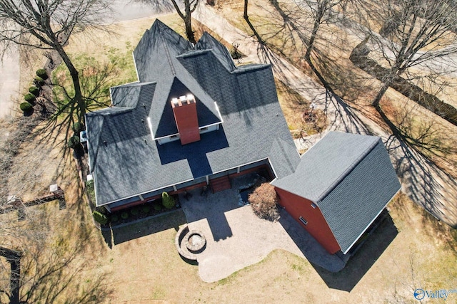 drone / aerial view