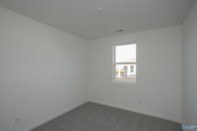 spare room featuring carpet flooring