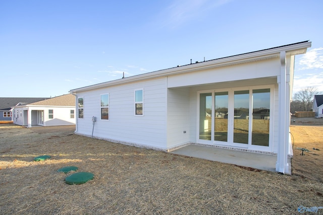 view of rear view of property