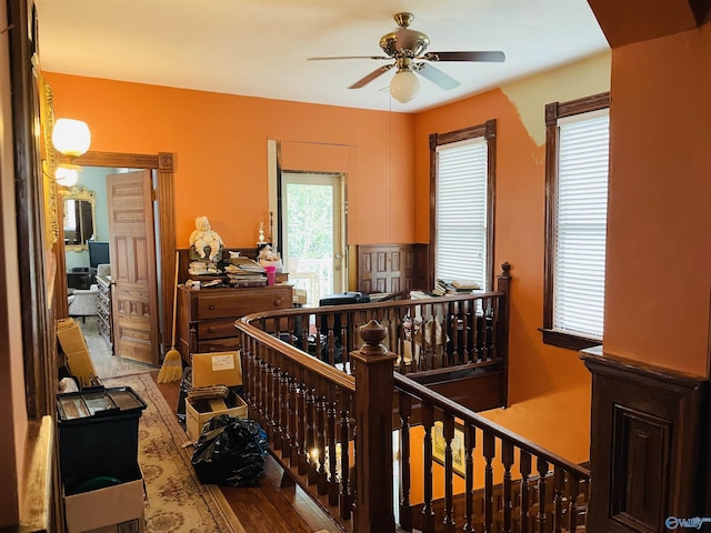 bedroom featuring hardwood / wood-style flooring