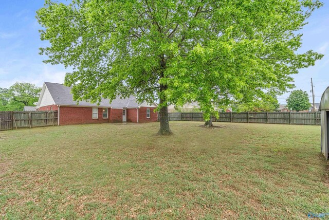 982 Bell Factory Rd, Huntsville, AL 35811 - view of yard with a fenced backyard