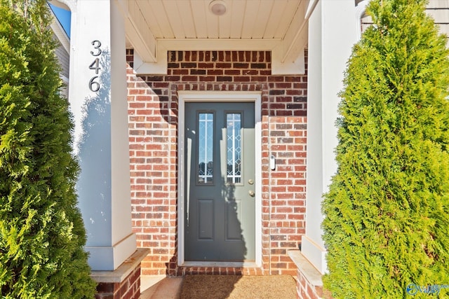 view of entrance to property