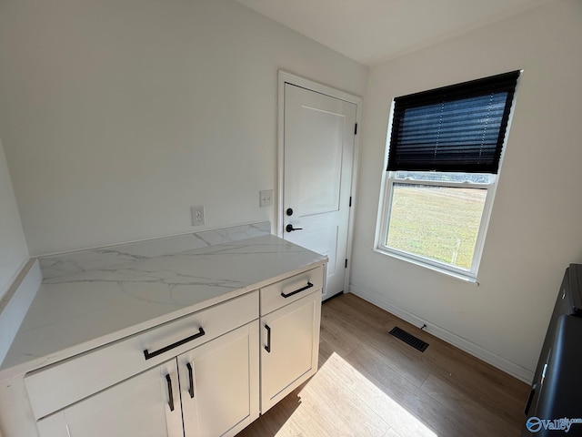 washroom featuring light wood-type flooring