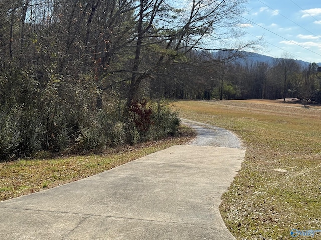 view of road