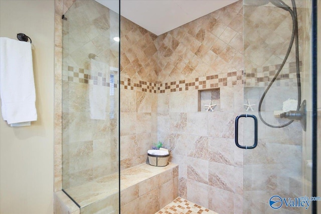 210 Spring Valley Ct SW, Huntsville, AL 35802 - full bath featuring a tile shower
