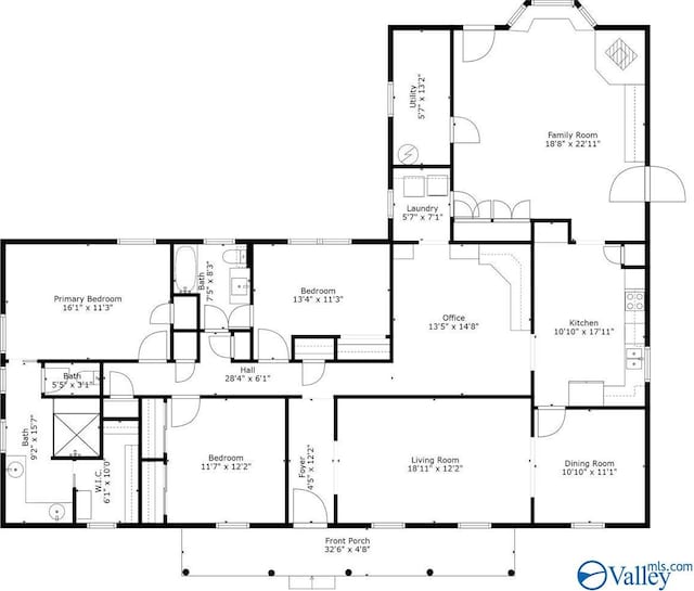 210 Spring Valley Ct SW, Huntsville, AL 35802 - view of home floor plan
