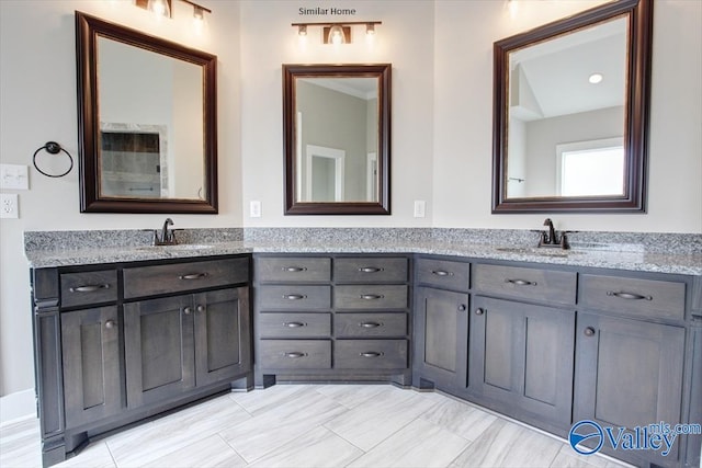 MCKINLEY-A1 Capshaw Rd, Athens, AL 35613 - bathroom with double vanity