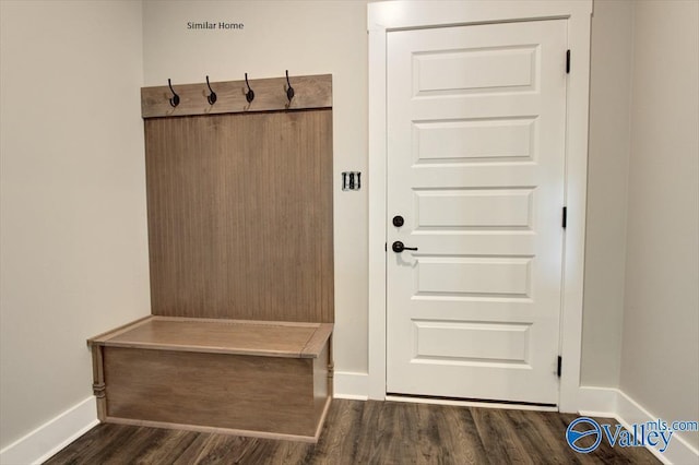 MCKINLEY-A1 Capshaw Rd, Athens, AL 35613 - mudroom with baseboards and dark wood-style floors