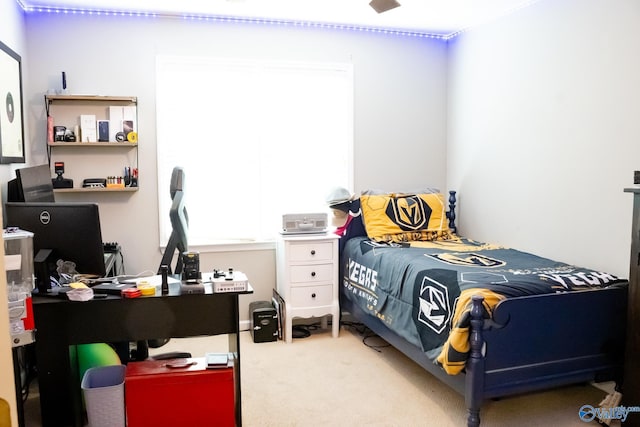 1508 Berrivine Dr, Hartselle, AL 35640 - bedroom with carpet floors and an office area