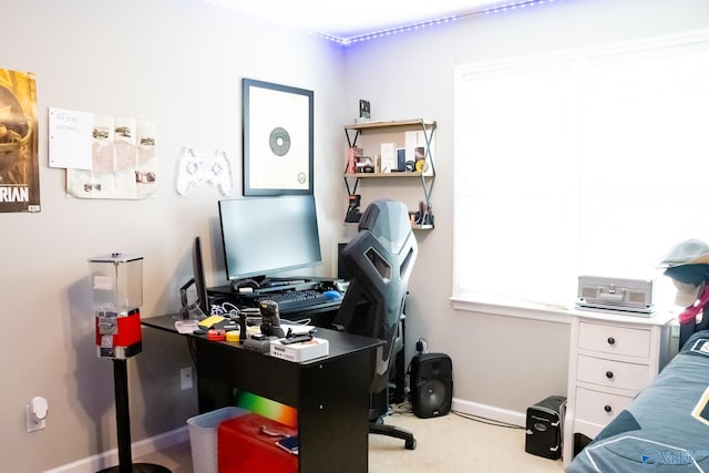 1508 Berrivine Dr, Hartselle, AL 35640 - home office with carpet flooring and baseboards