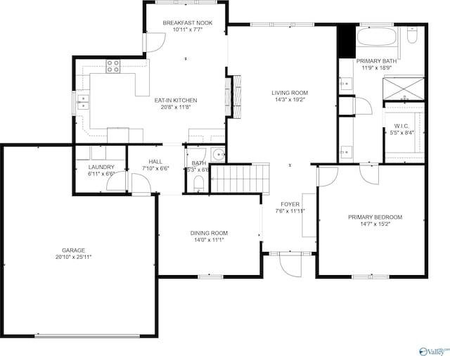 1508 Berrivine Dr, Hartselle, AL 35640 - home floor plan