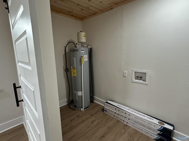 utilities featuring electric water heater