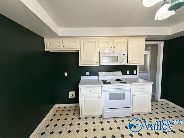 kitchen with white appliances
