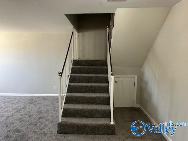 stairs with carpet