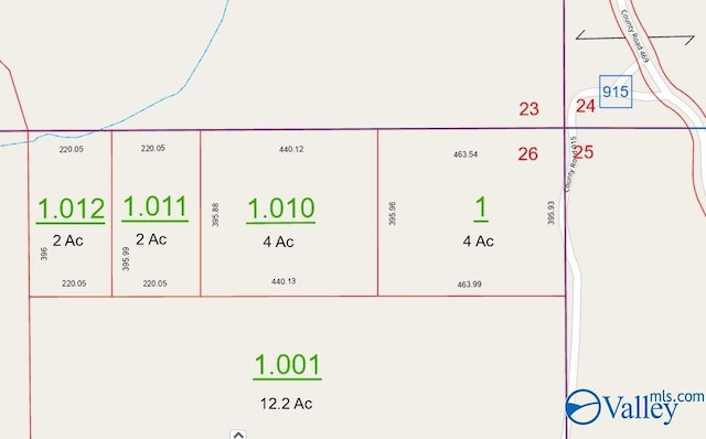 64 County Road 915, Collinsville AL, 35961 land for sale