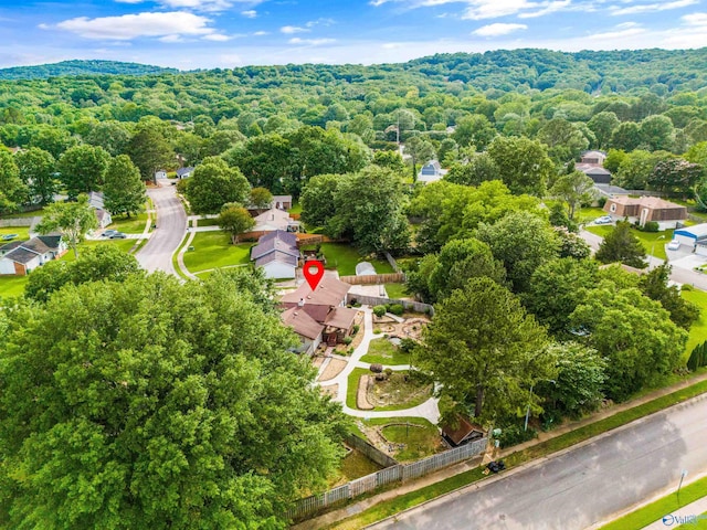2009 Rangewood Cir, Huntsville, AL 35803 - aerial view of residential area with a heavily wooded area