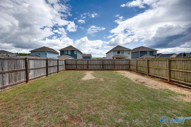 6032 Barringer Ct, Huntsville, AL 35806 - view of yard with a fenced backyard and a residential view