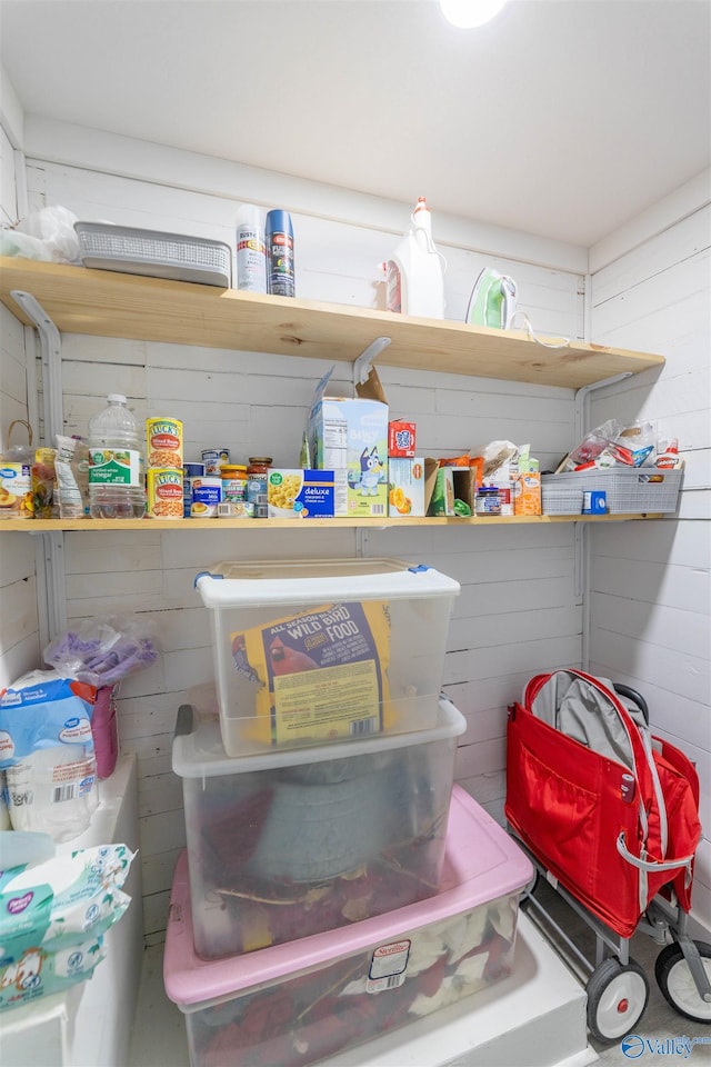 view of pantry