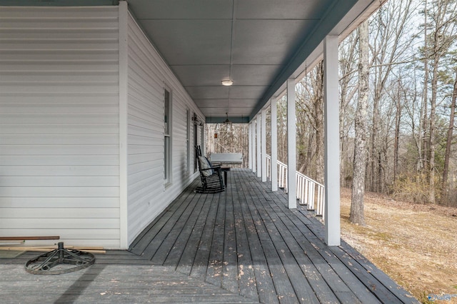 view of deck