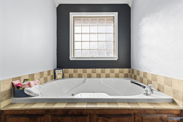 bathroom featuring a bathtub