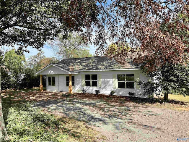 view of ranch-style home