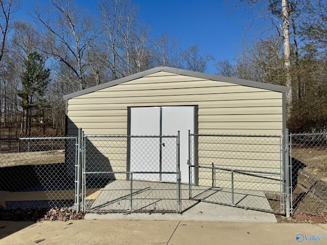 view of outbuilding