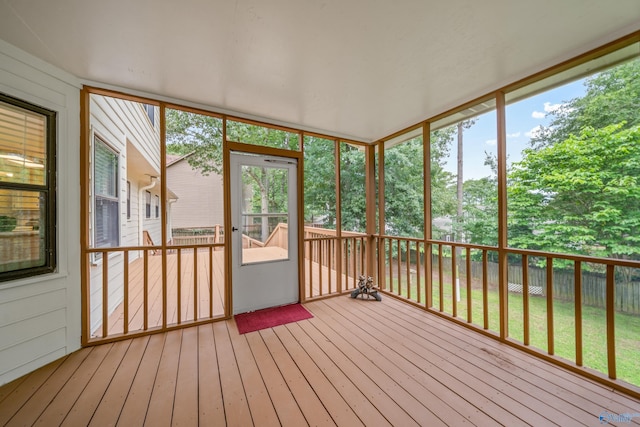 2010 Burlington Dr SE, Huntsville, AL 35803 - unfurnished sunroom featuring plenty of natural light
