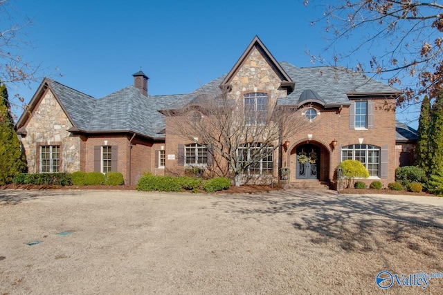 view of front of property with french doors