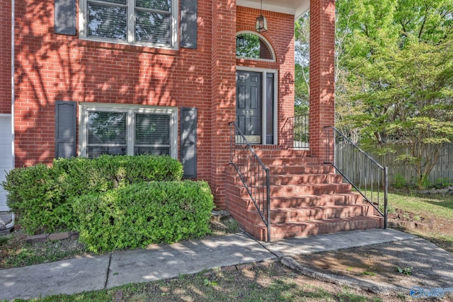113 Lonesome Ct, Madison, AL 35758 - view of exterior entry featuring brick siding