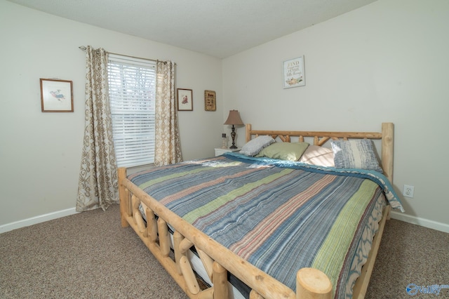 bedroom featuring carpet flooring