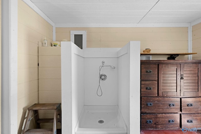 full bathroom with a shower