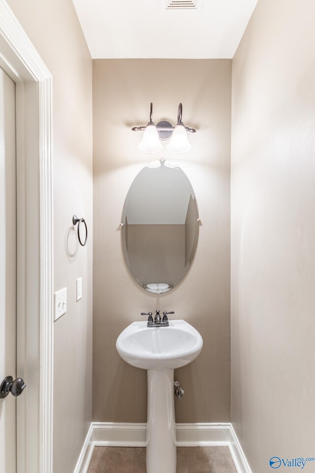 bathroom featuring tile patterned floors