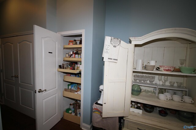 view of pantry