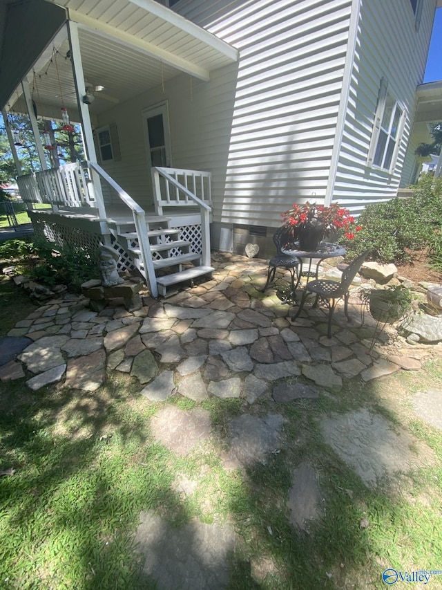 view of patio