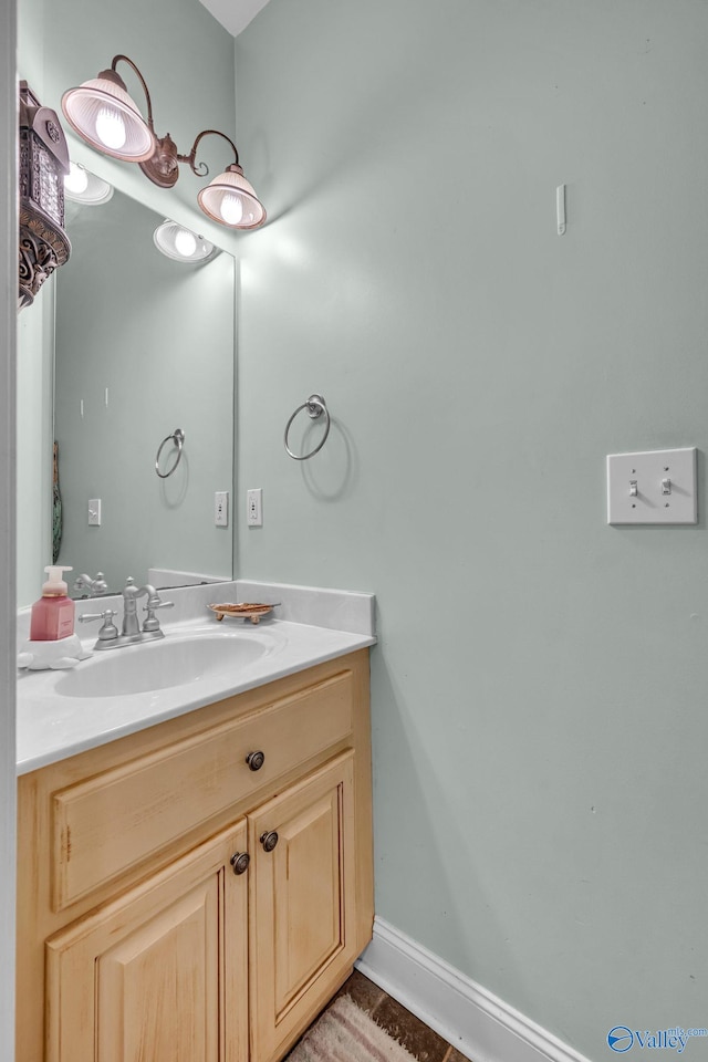 102 Casey Dr, Huntsville, AL 35806 - bathroom featuring vanity and baseboards
