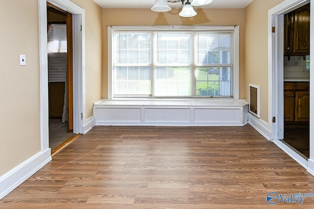 148 Maple Blvd, Gurley, AL 35748 - unfurnished dining area with plenty of natural light and hardwood / wood-style floors