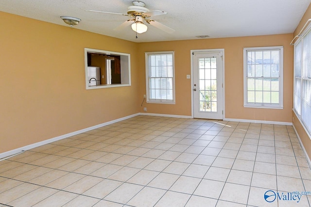 148 Maple Blvd, Gurley, AL 35748 - unfurnished room with ceiling fan and a textured ceiling