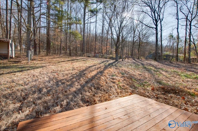 view of deck