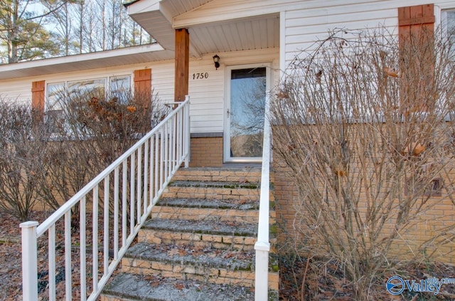 view of entrance to property