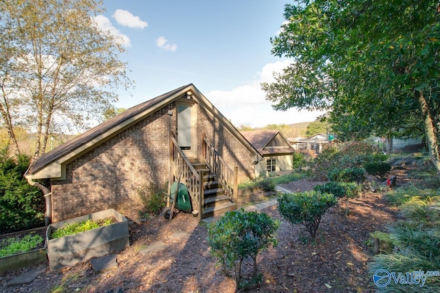 view of rear view of property