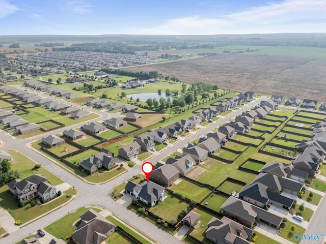 24673 Beacon Cir, Athens, AL 35613 - aerial view of property and surrounding area with a nearby body of water and nearby suburban area
