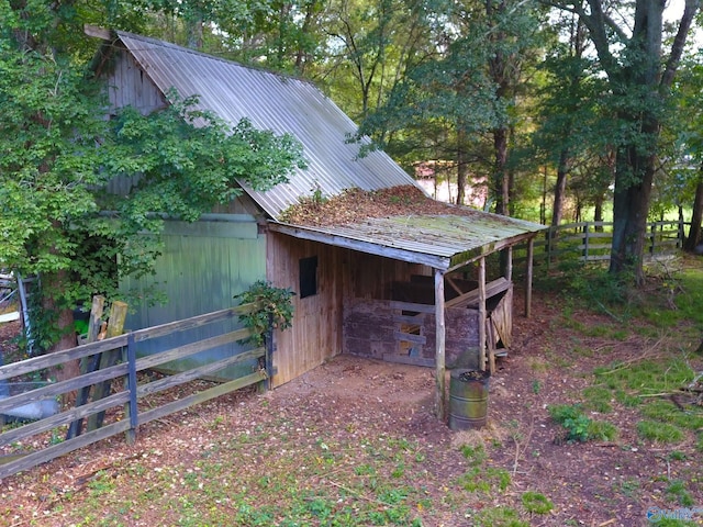 view of outbuilding