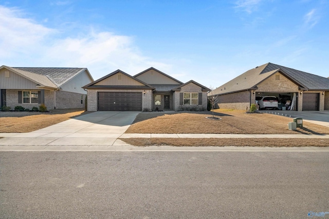 ranch-style house with a garage