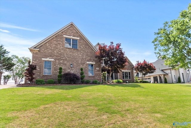 24051 Piney Creek Dr, Athens, AL 35613 - view of front of property with brick siding and a front lawn